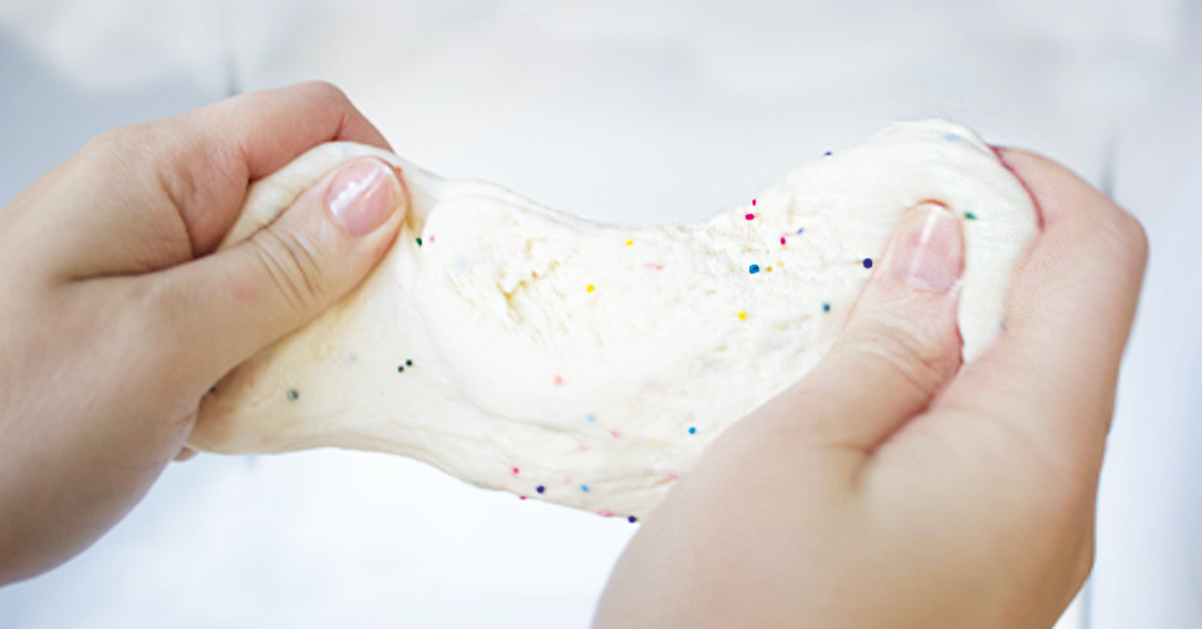 add sprinkles to your marshmallow snow slime
